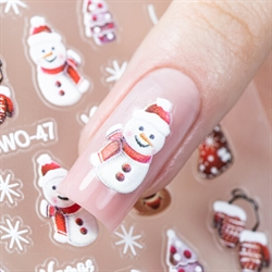 Julemotiver klistermærker, SW0-47, CNB